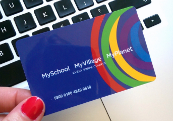 Support us with your MySchool MyVillage MyPlanet card